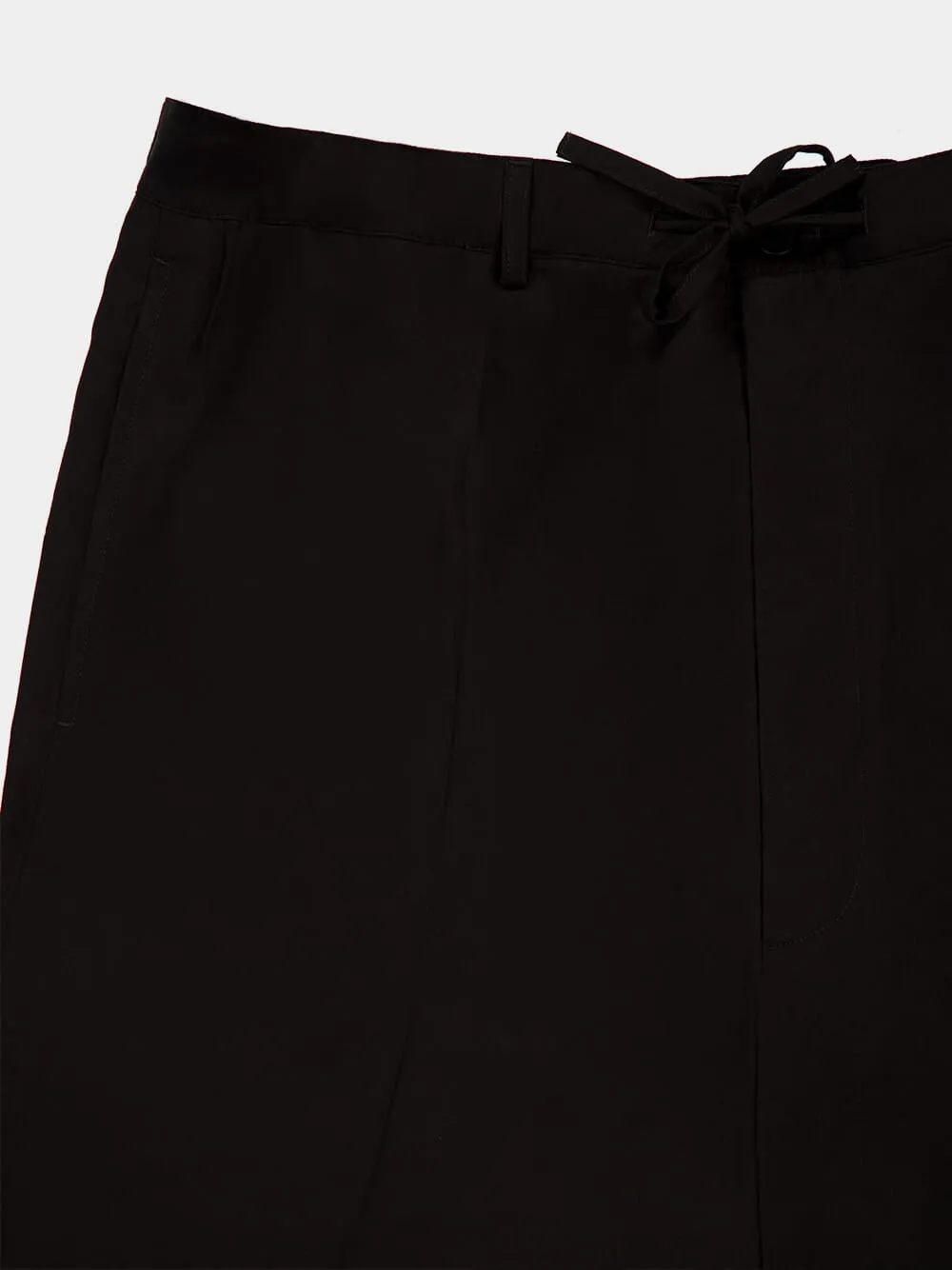 Black Fluid Tailored Pants sold by Fashion Clinic product image thumbnail 3