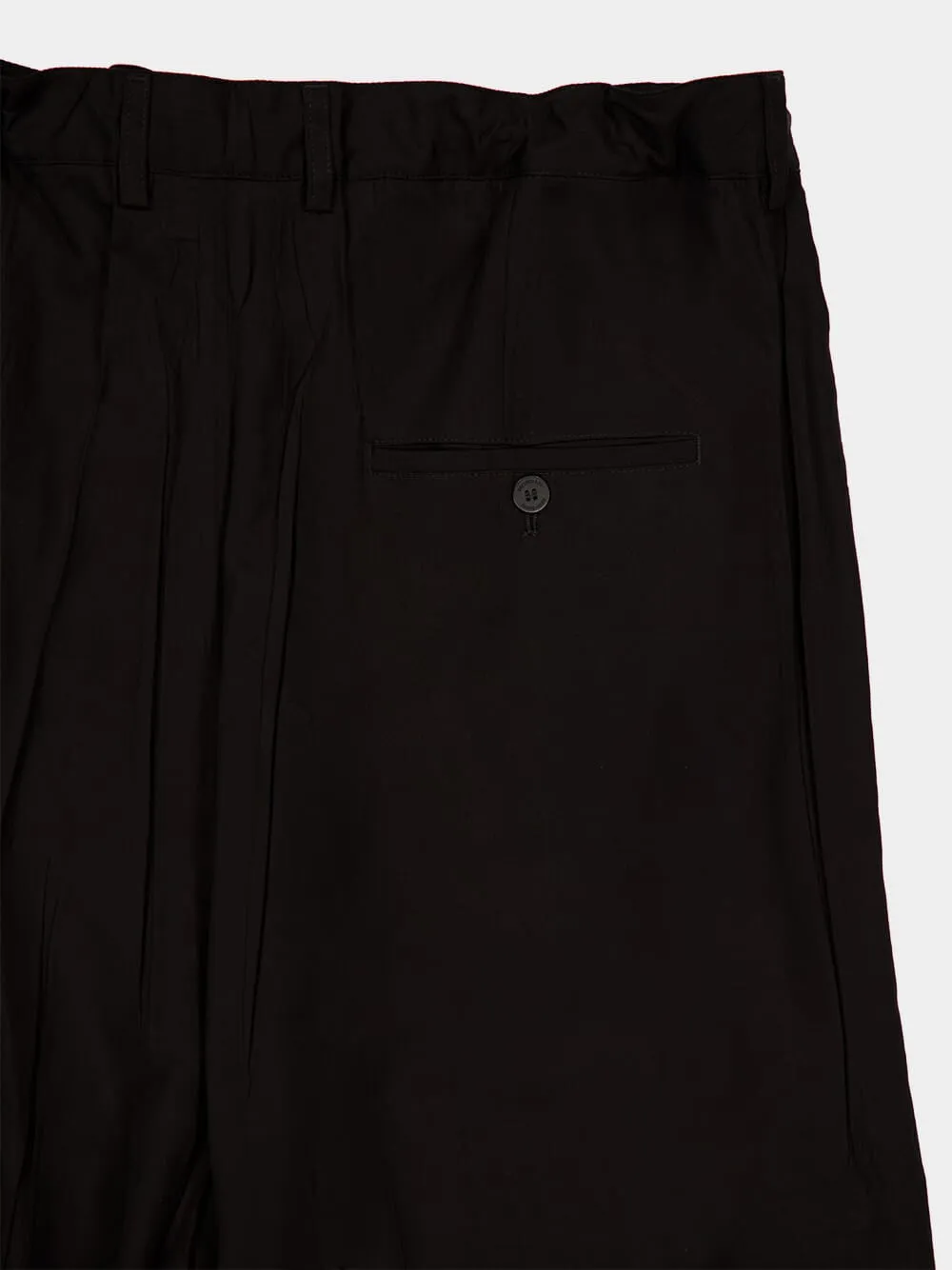 Black Fluid Tailored Pants sold by Fashion Clinic product image thumbnail 4