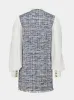 Blue Tweed Dress with Bow Detail sold by Fashion Clinic