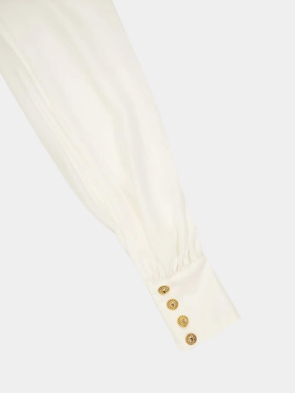 Blue Tweed & Crepe Cropped Jacket sold by Fashion Clinic product image thumbnail 4