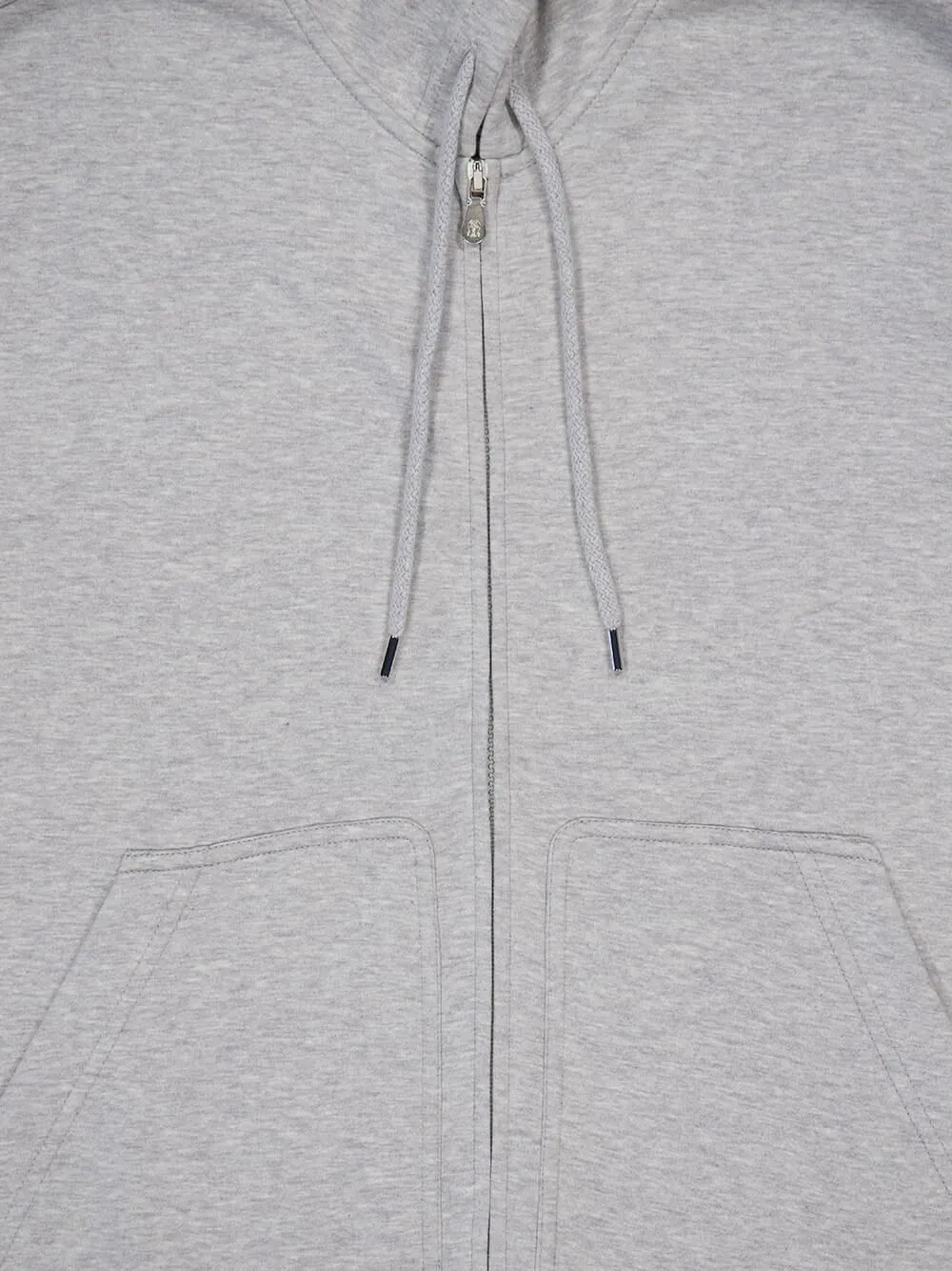 Grey Zip-Up Sweatshirt sold by Fashion Clinic product image thumbnail 3