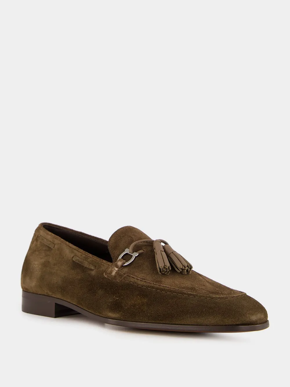 Brown Tassel Suede Moccasins sold by Fashion Clinic product image thumbnail 2