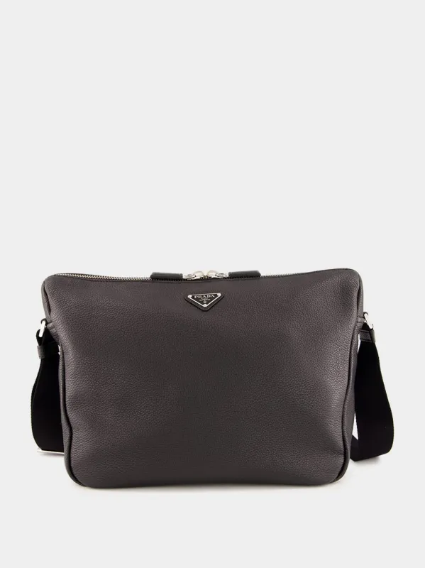 Black Leather Shoulder Bag sold by Fashion Clinic