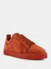 Red Louis Orlato Veau Velours Sneakers sold by Fashion Clinic