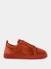 Red Louis Orlato Veau Velours Sneakers sold by Fashion Clinic
