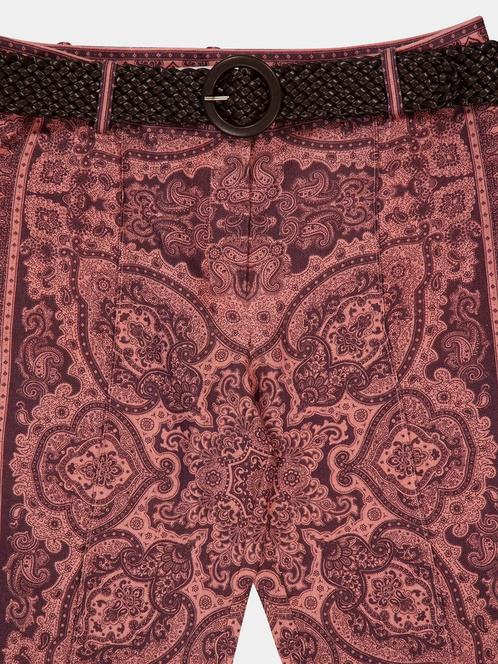 Flared Paisley Ottie Linen Pants sold by Fashion Clinic product image thumbnail 3