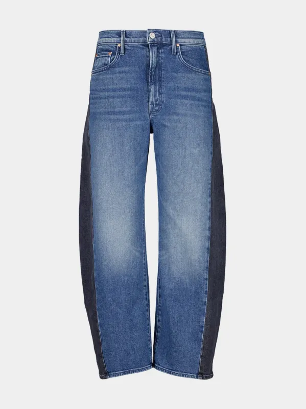 Petite Lil’ Half Pipe Flood High-Waisted Jeans sold by Fashion Clinic