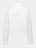Embroidered Collar White Poplin Shirt sold by Fashion Clinic