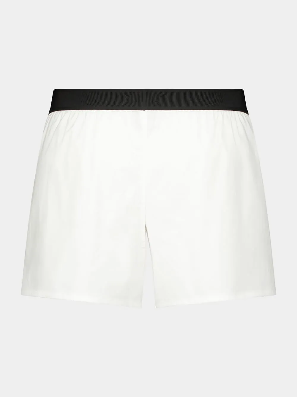 White Poplin Boxers sold by Fashion Clinic product image thumbnail 2