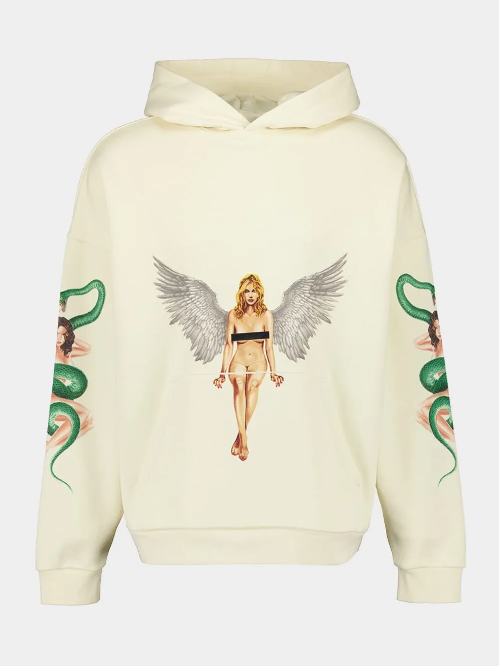 Ivory Pin-Up Hoodie sold by Fashion Clinic