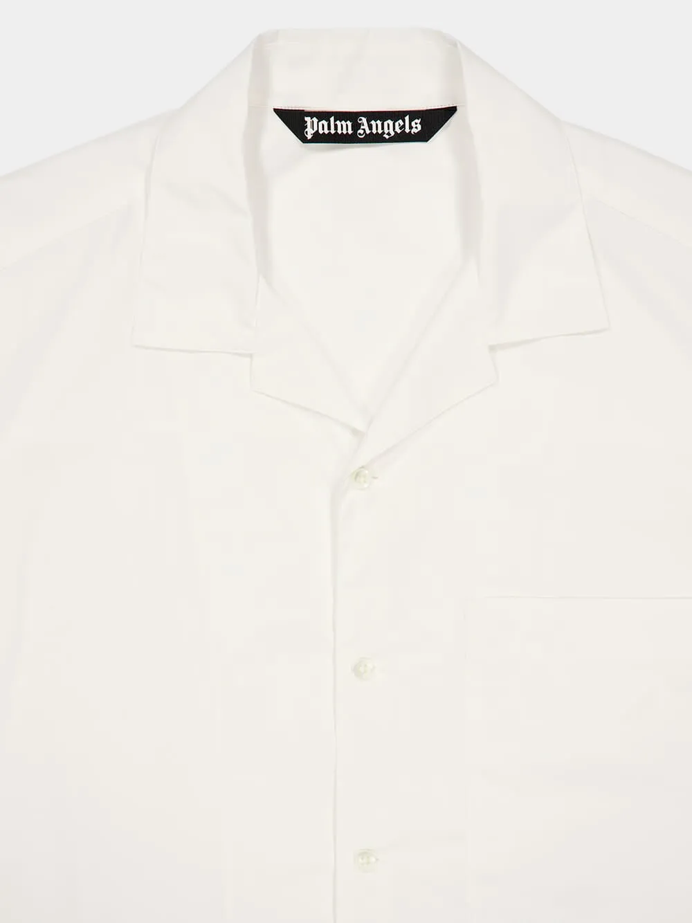 White Shirt with Curved Logo sold by Fashion Clinic product image thumbnail 3