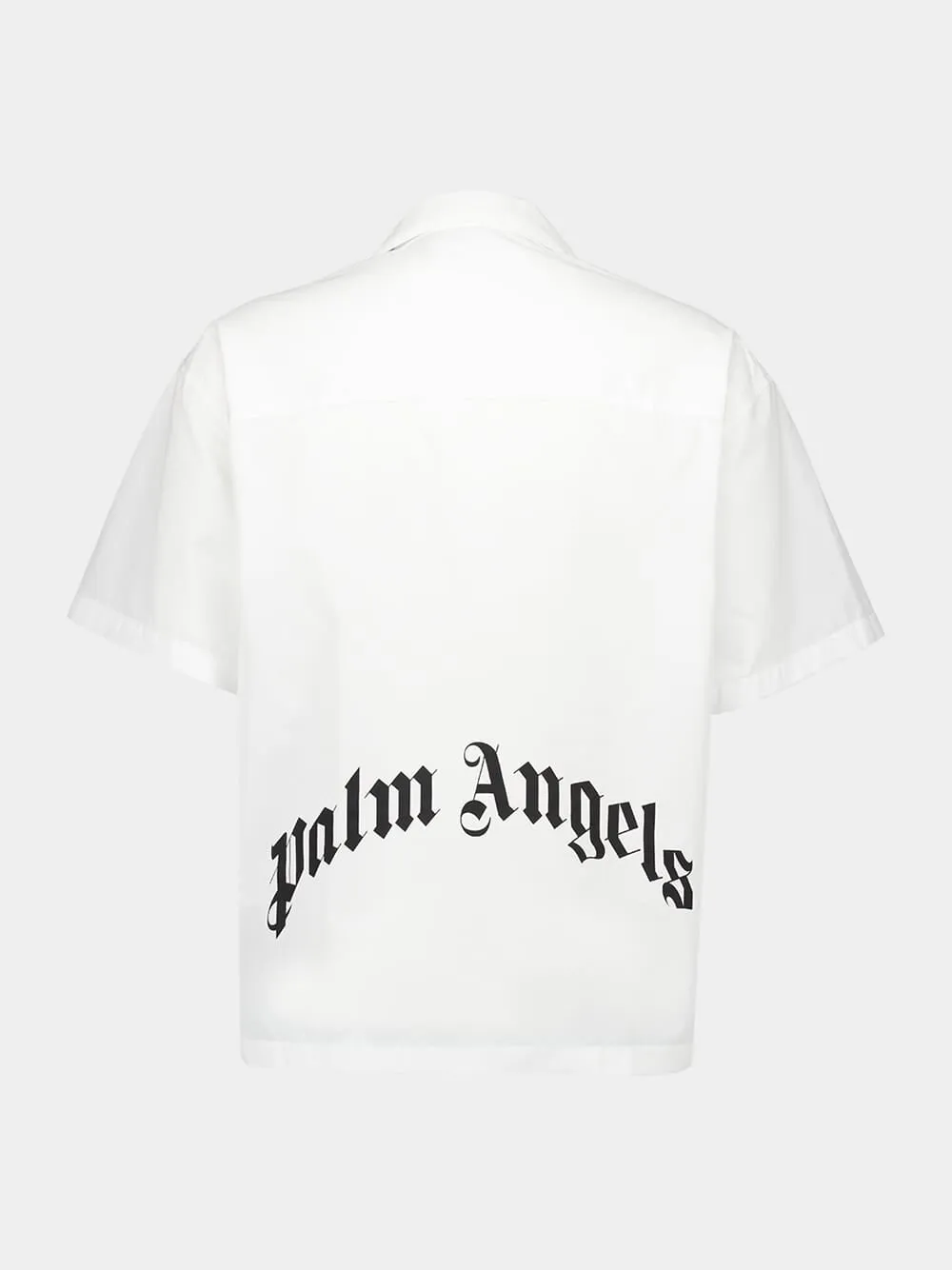White Shirt with Curved Logo sold by Fashion Clinic product image thumbnail 2