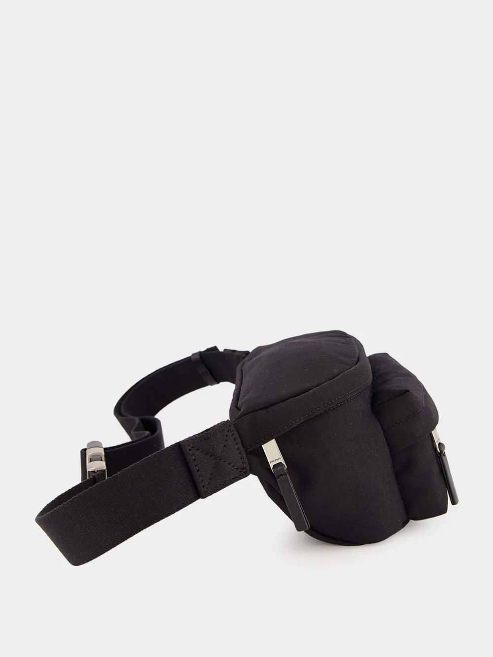 Black Logo Fanny Pack sold by Fashion Clinic product image thumbnail 3