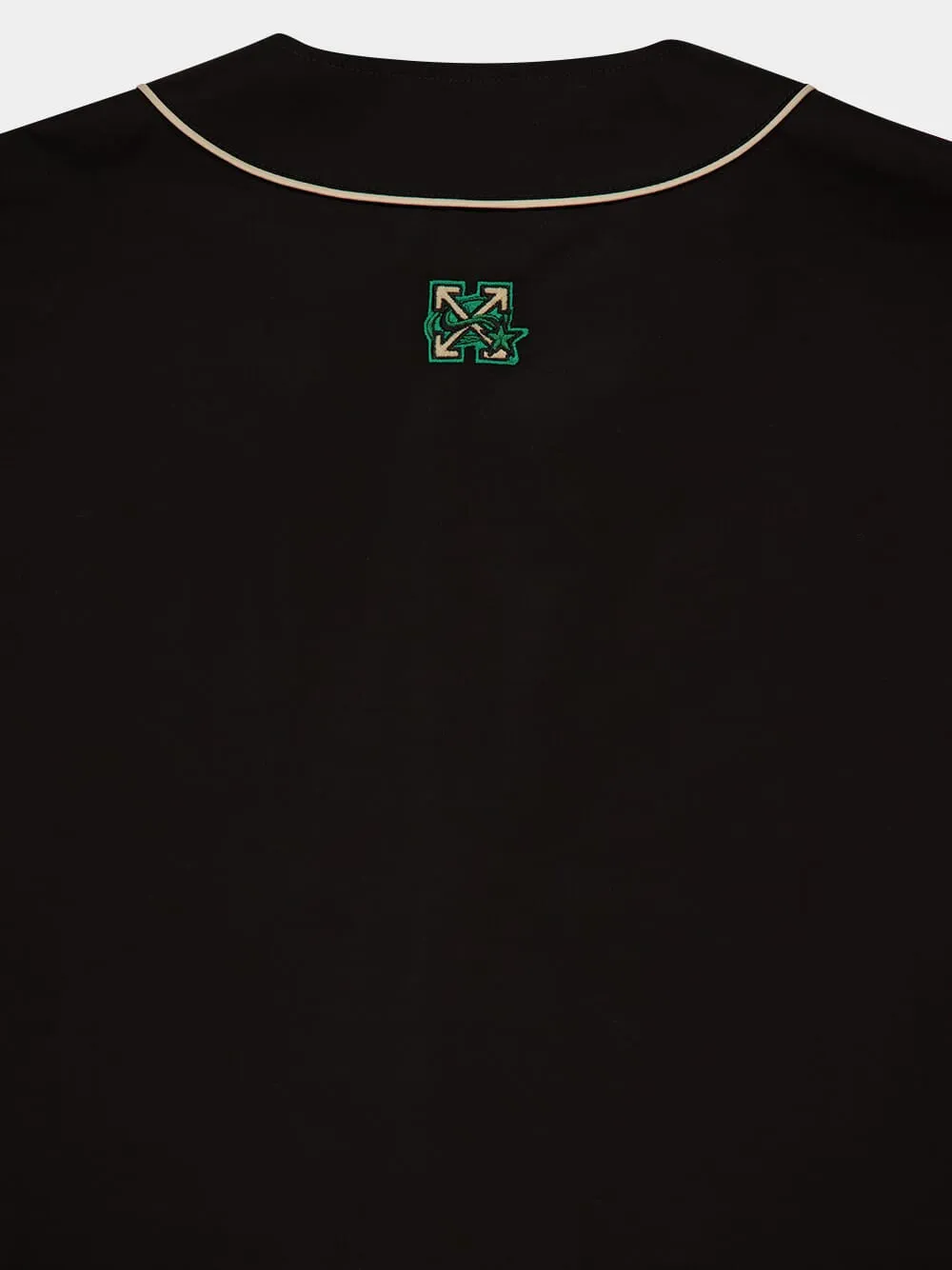 Crocodile Patch Baseball Shirt sold by Fashion Clinic product image thumbnail 4