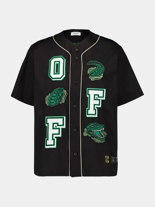Crocodile Patch Baseball Shirt made by Off-White