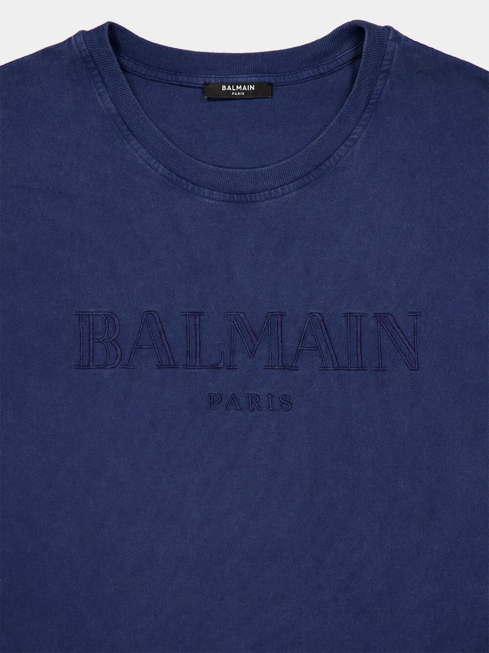 Blue Vintage Logo-Print T-Shirt sold by Fashion Clinic product image thumbnail 3