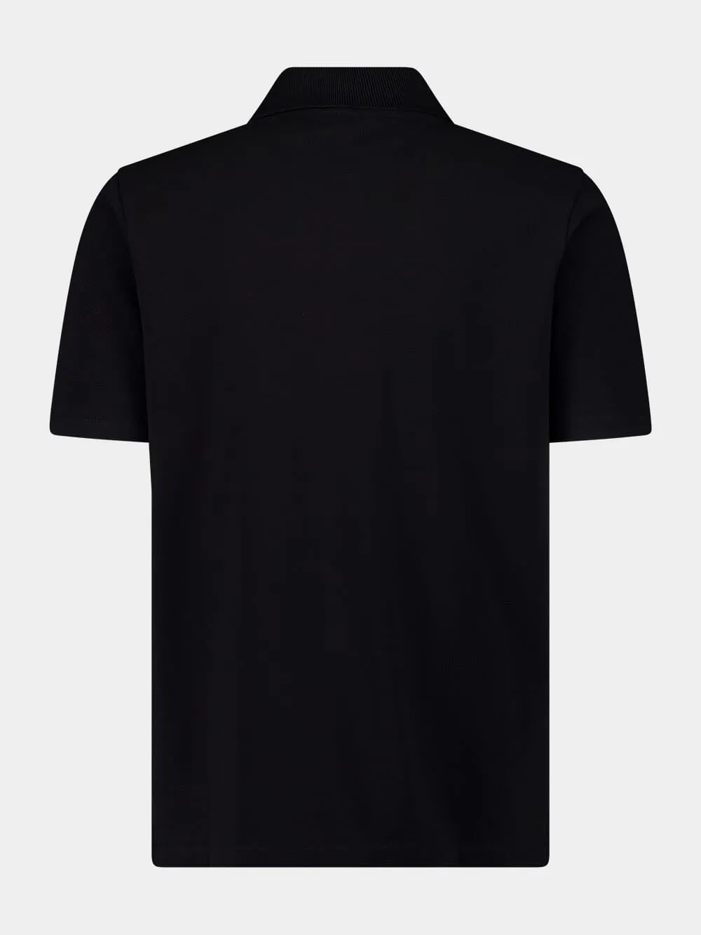 Black Embroidered Polo Shirt sold by Fashion Clinic product image thumbnail 3