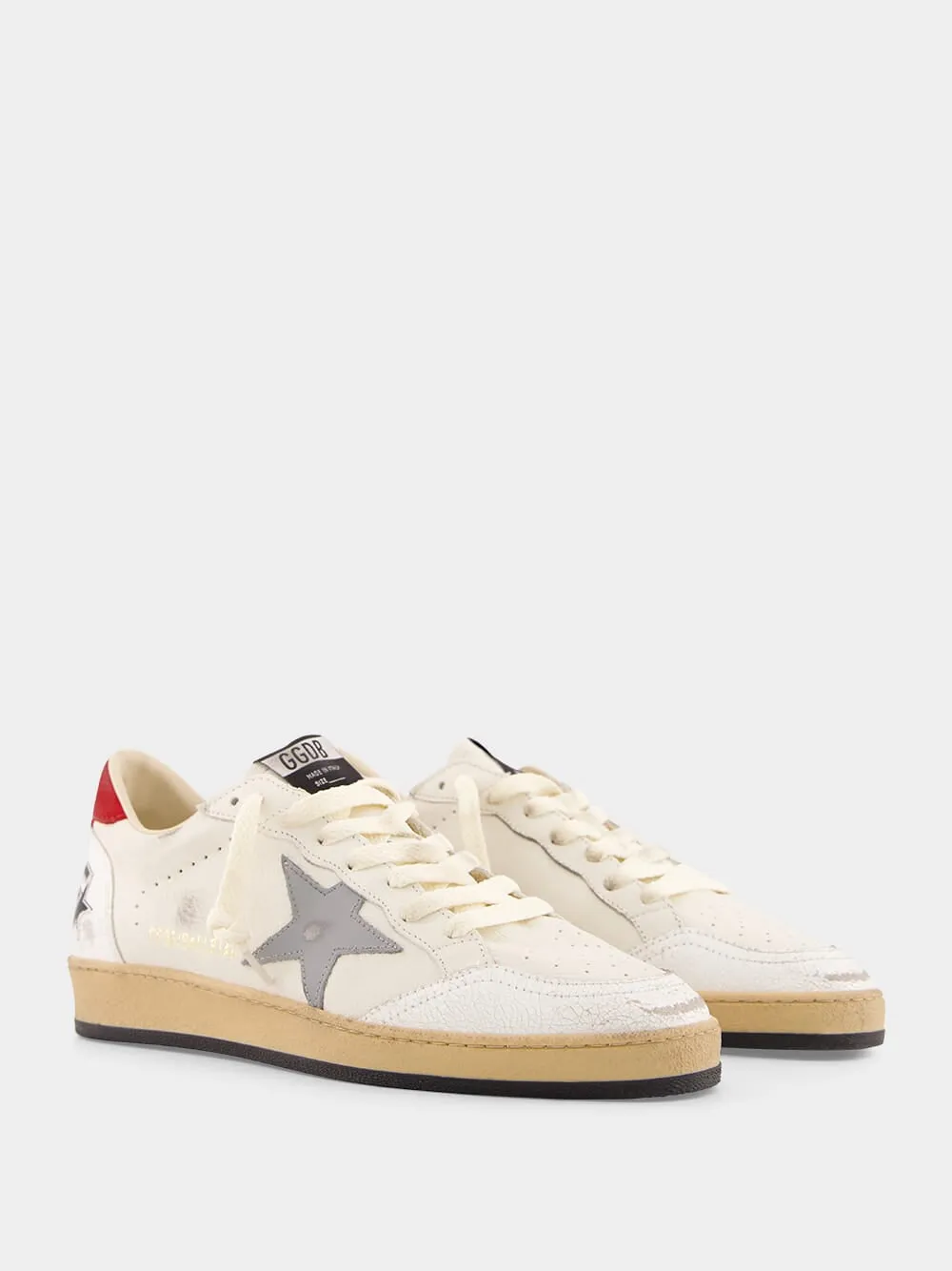 White Ball Star Leather Sneaker sold by Fashion Clinic product image thumbnail 3