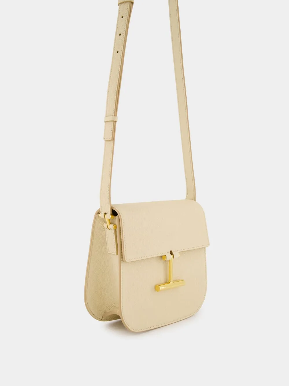 Beige Tara Mini Crossbody in Grain Leather sold by Fashion Clinic product image thumbnail 4