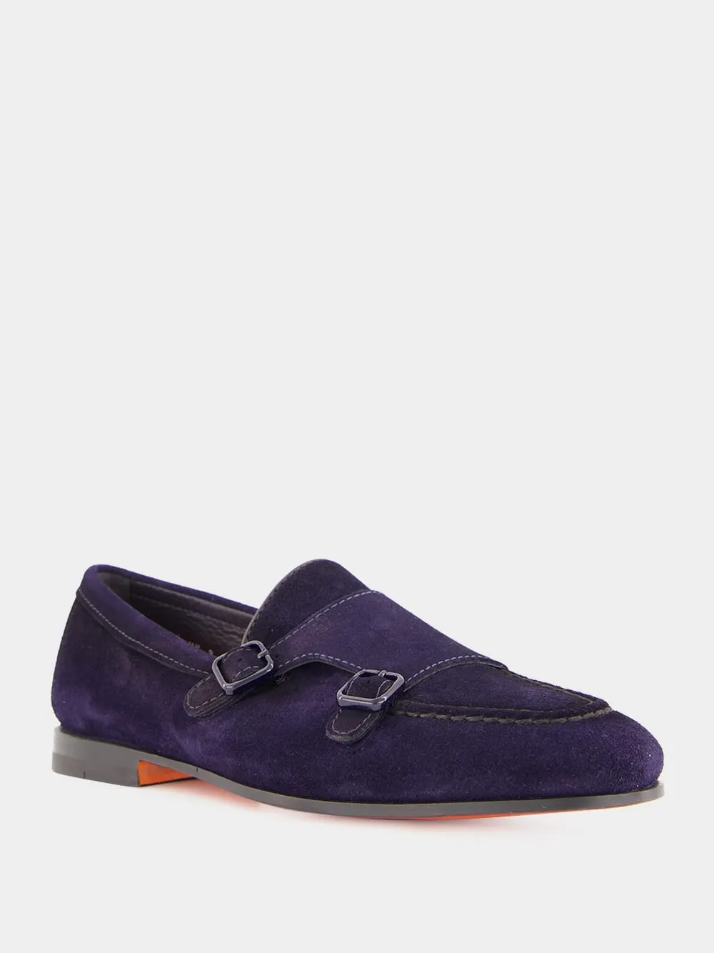 Dark Blue Dong Suede Formal Loafers sold by Fashion Clinic product image thumbnail 2