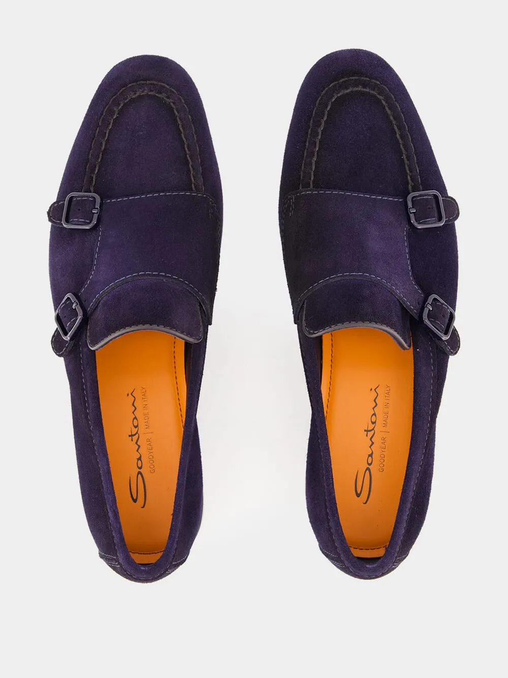 Dark Blue Dong Suede Formal Loafers sold by Fashion Clinic product image thumbnail 4