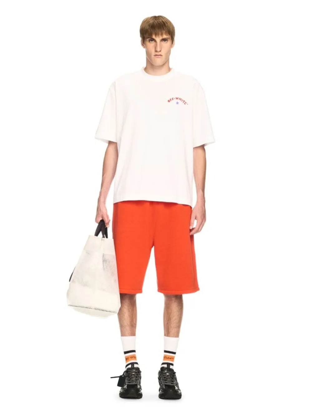 White Starry Arrow Graphic T-Shirt sold by Fashion Clinic product image thumbnail 2