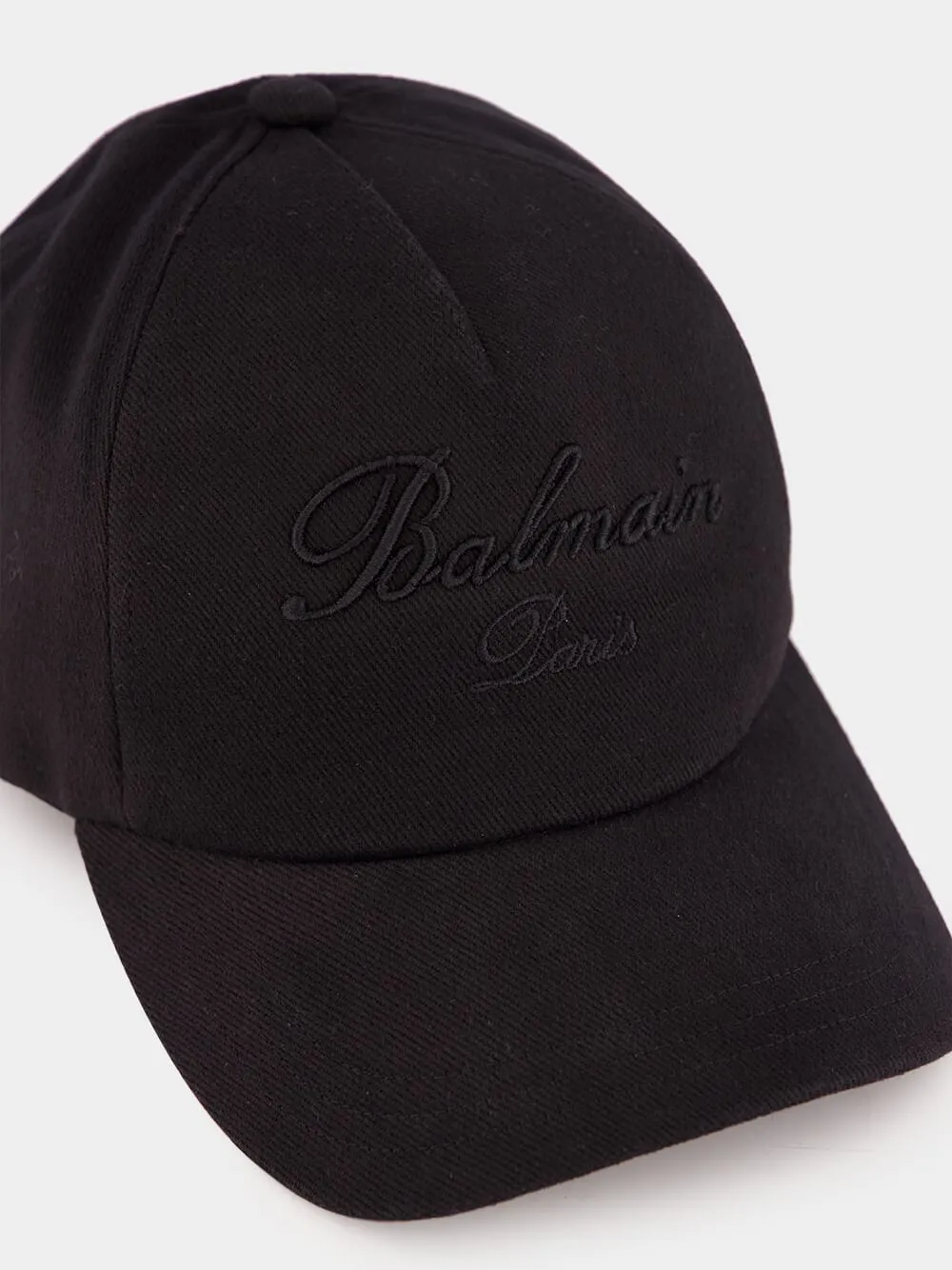 Black Signature Embroidered Baseball Cap sold by Fashion Clinic product image thumbnail 3