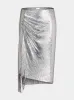 Silver Chainmail Draped Skirt sold by Fashion Clinic