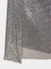 Silver Chainmail Draped Skirt sold by Fashion Clinic