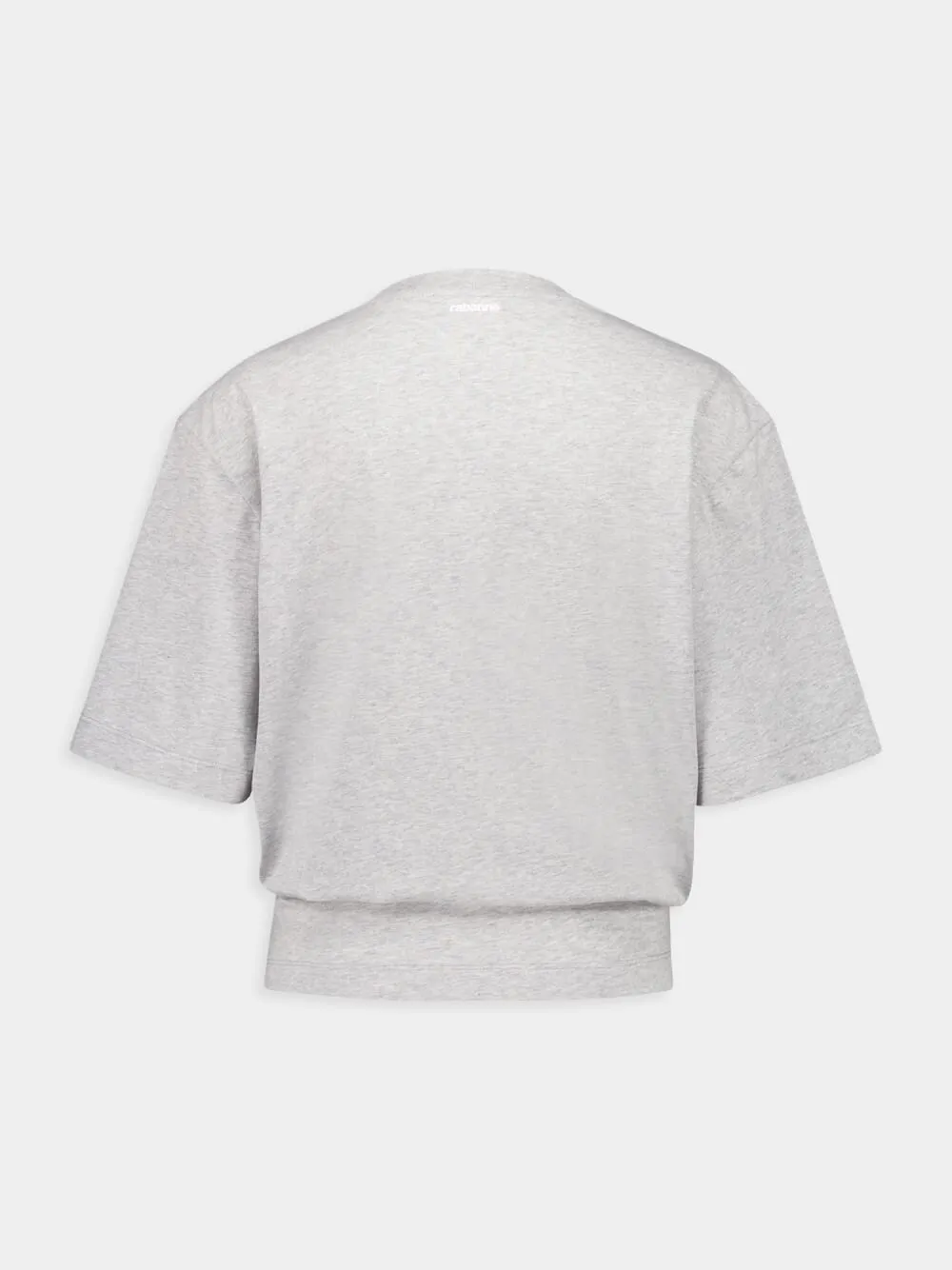 Grey T-Shirt with Side Piercing sold by Fashion Clinic product image thumbnail 3