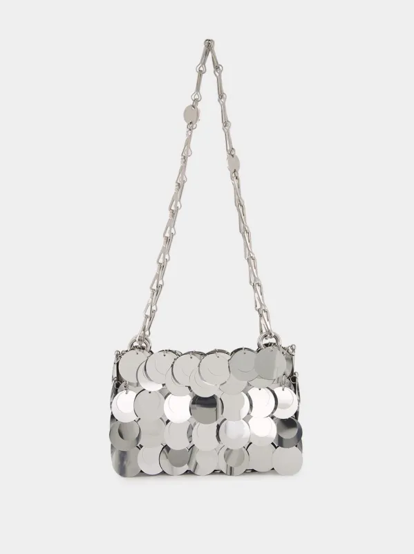 Silver Sparkle Discs Nano Bag sold by Fashion Clinic