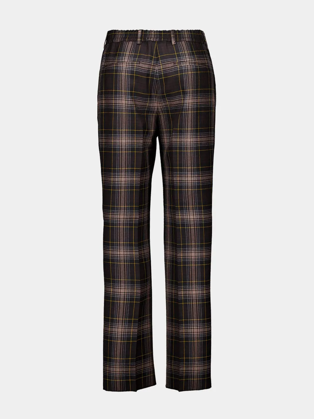 Brown Tartan Trousers sold by Fashion Clinic product image thumbnail 2