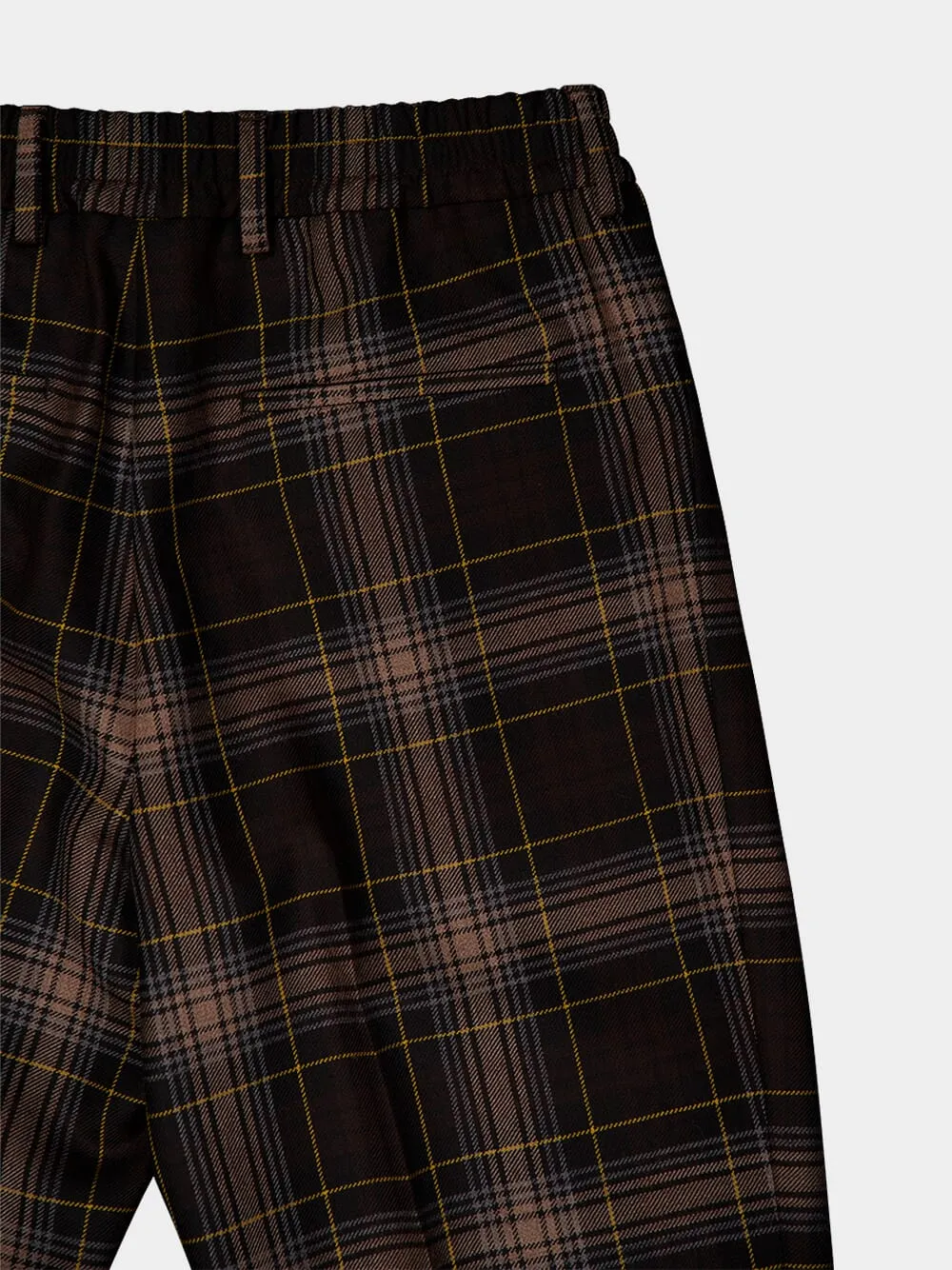 Brown Tartan Trousers sold by Fashion Clinic product image thumbnail 4