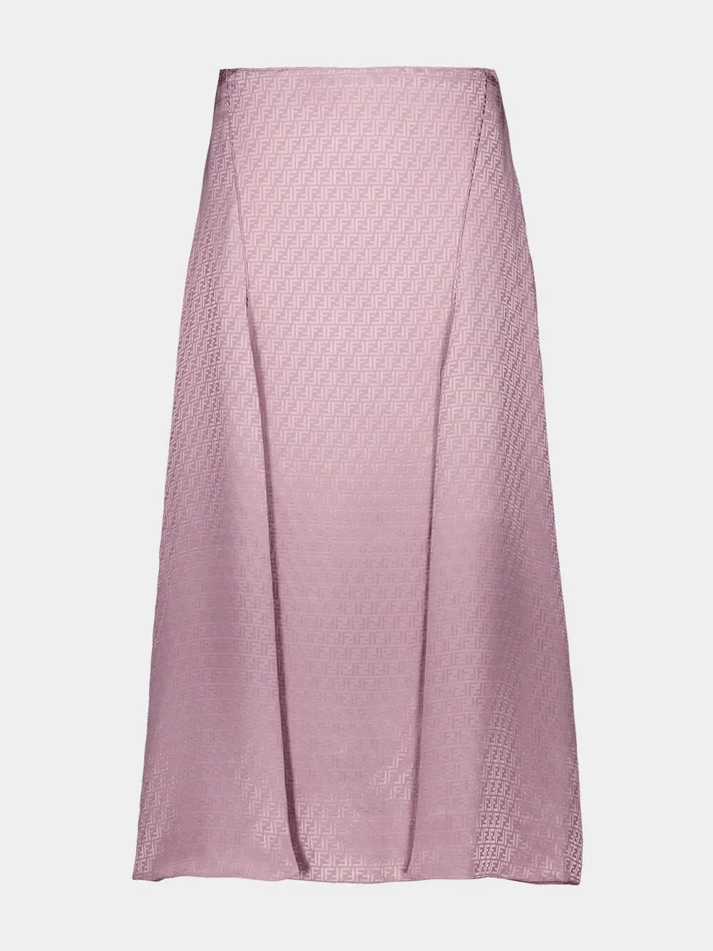 Mauve Pink FF Silk Skirt sold by Fashion Clinic