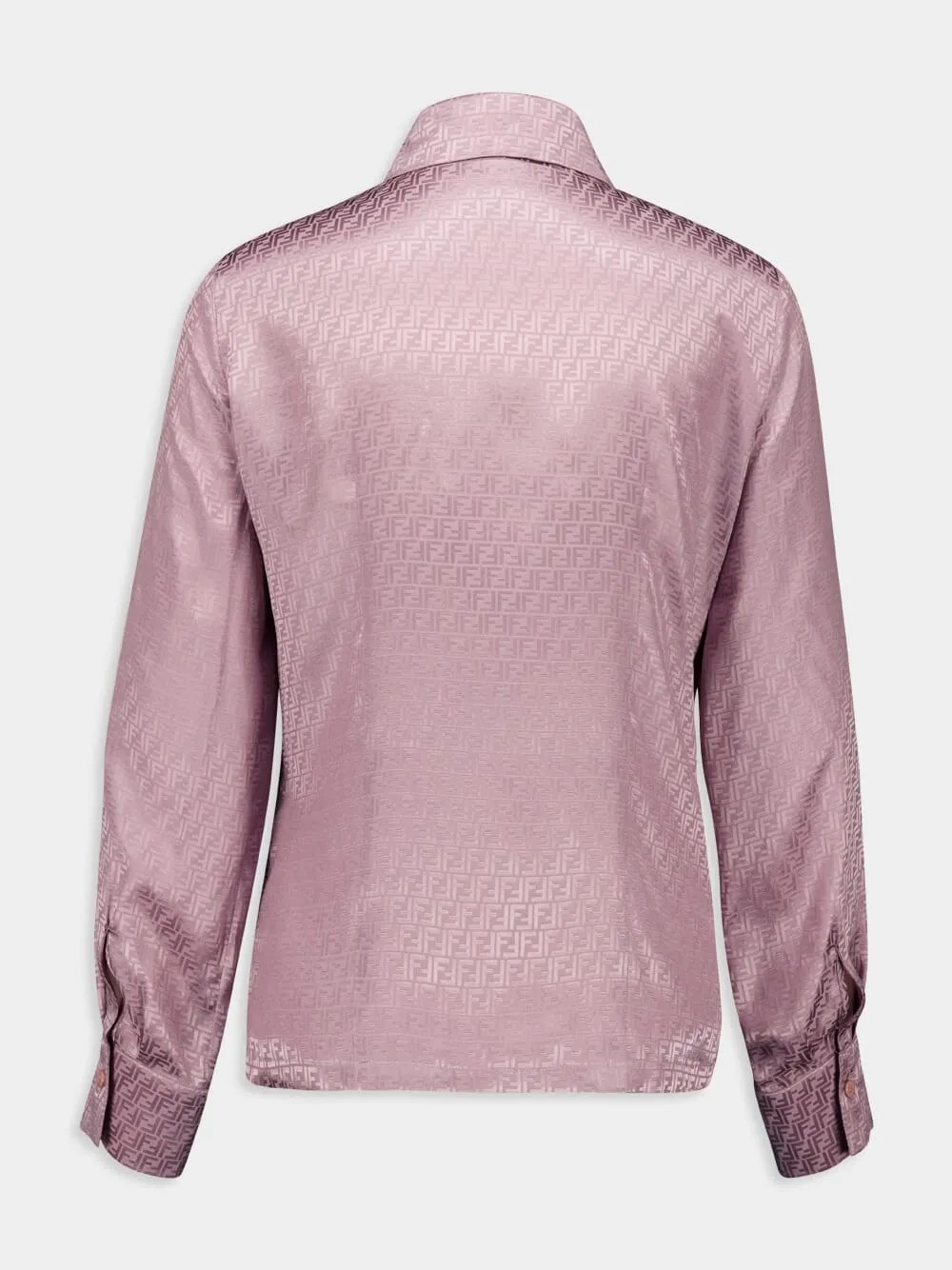 Mauve Pink Silk Shirt sold by Fashion Clinic product image thumbnail 2