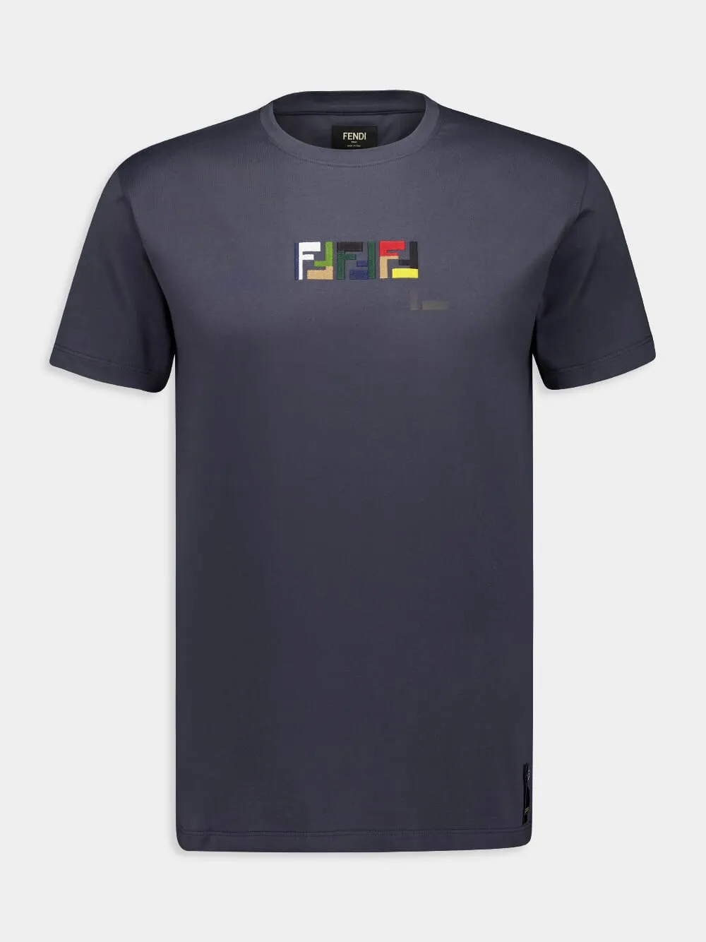Dark Grey FF Cotton T-Shirt sold by Fashion Clinic