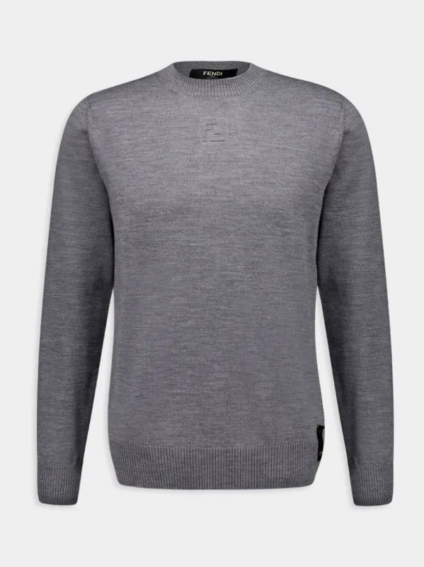 Light Grey Wool Jumper sold by Fashion Clinic