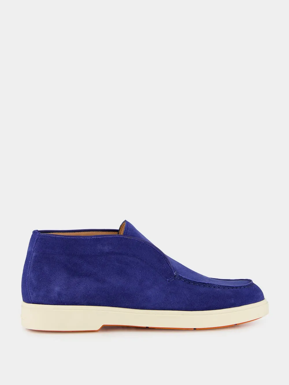Blue Suede Desert Boots sold by Fashion Clinic