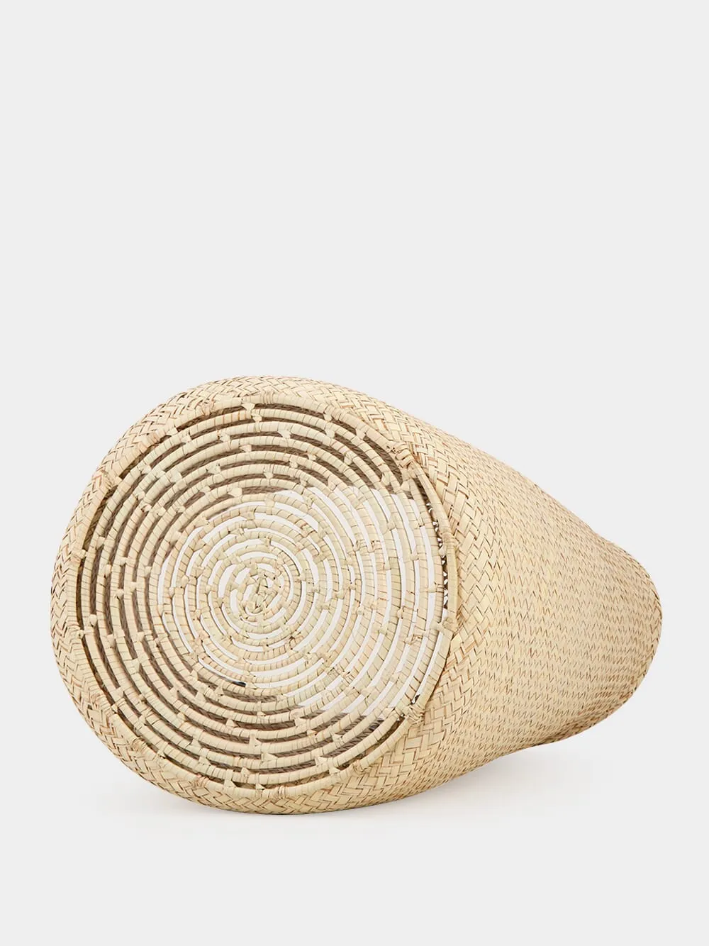 Handmade Laundry Basket with Leather Handles sold by Fashion Clinic product image thumbnail 3