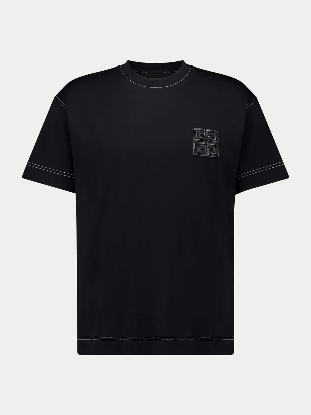 Black 4G Cotton T-Shirt sold by Fashion Clinic product image thumbnail 2