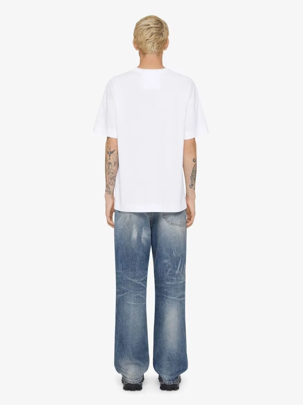 White Hubert Objects T-Shirt sold by Fashion Clinic product image thumbnail 3