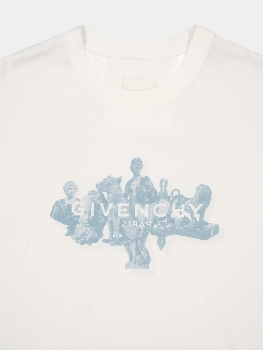 White Hubert Objects T-Shirt sold by Fashion Clinic product image thumbnail 5