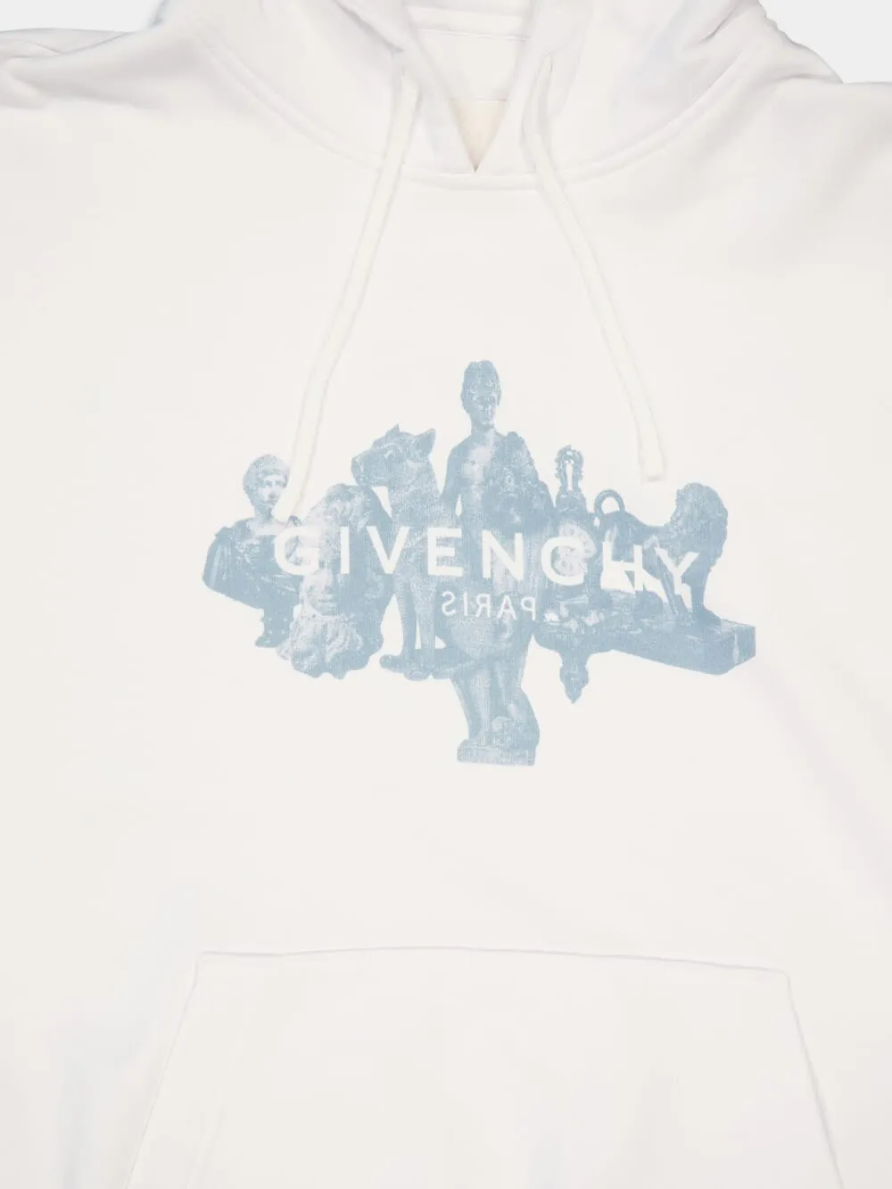 White Boxy Fit Sweatshirt sold by Fashion Clinic product image thumbnail 3