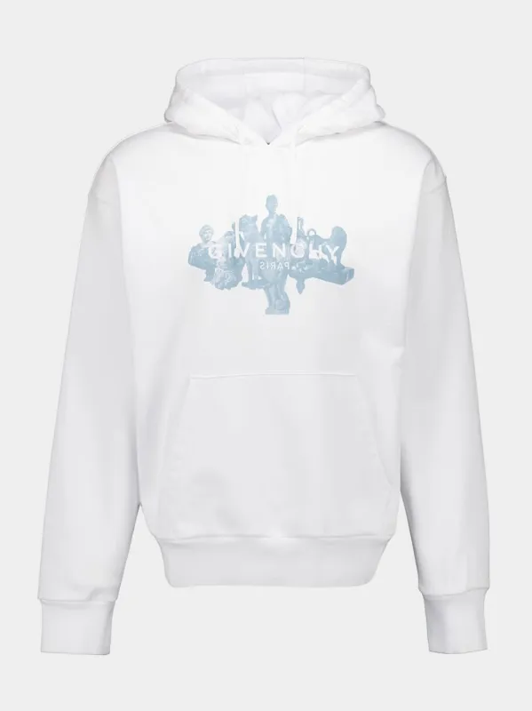 White Boxy Fit Sweatshirt sold by Fashion Clinic