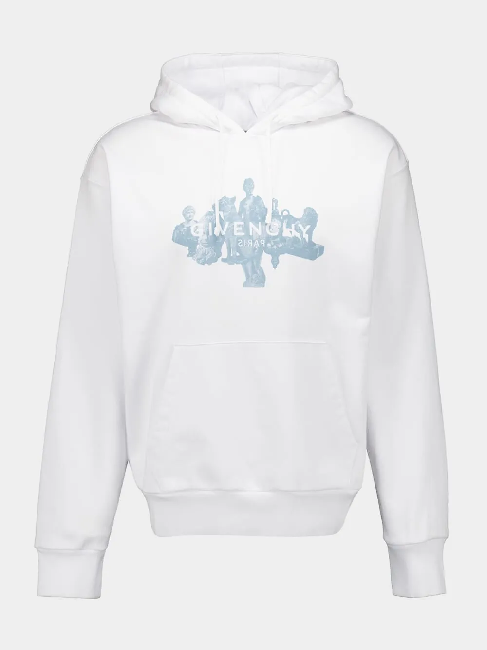 White Boxy Fit Sweatshirt sold by Fashion Clinic