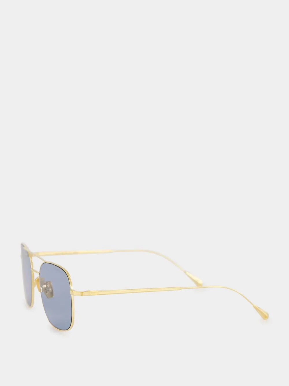 18K Gold Aviator Sunglasses sold by Fashion Clinic product image thumbnail 3