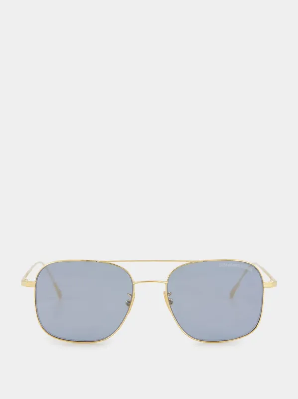 18K Gold Aviator Sunglasses sold by Fashion Clinic