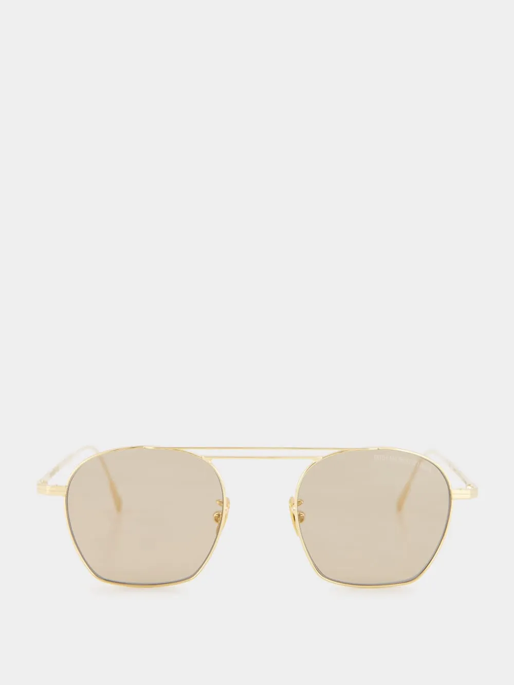 18K Gold Octagonal Aviator Sunglasses sold by Fashion Clinic