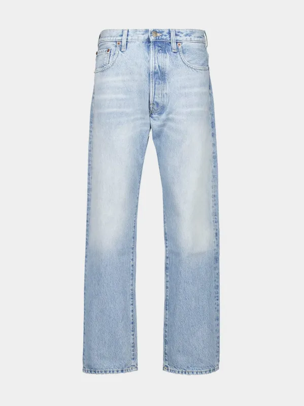 Light Blue Regular Fit Denim Jeans sold by Fashion Clinic