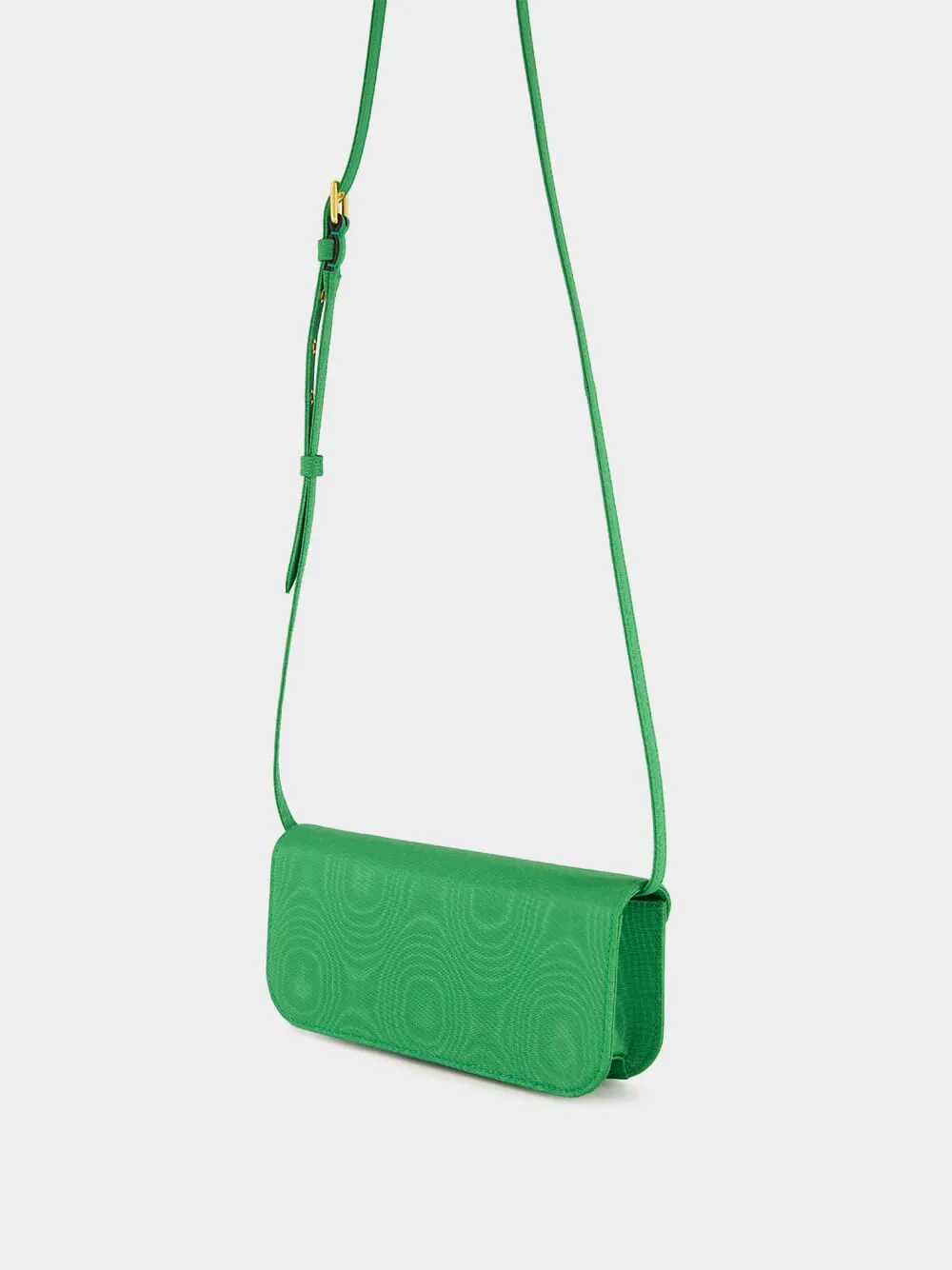 Green Loco Moiré Clutch with Jewel Logo sold by Fashion Clinic product image thumbnail 5